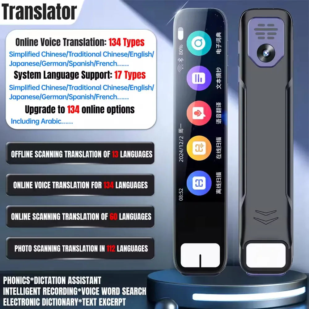 AI Smart Pen with ChatGPT integration Built-in ChatGPT integration scans questions and receives instant AI-generated answers