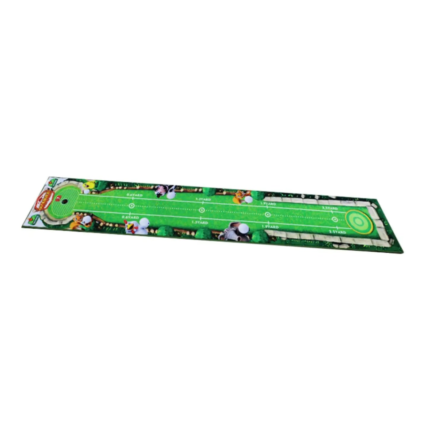 Golf Putting Mat Foldable Storage Golfing Supplies Lightweight Golf Practice Mat for Park Office Indoor Outdoor Home Garden