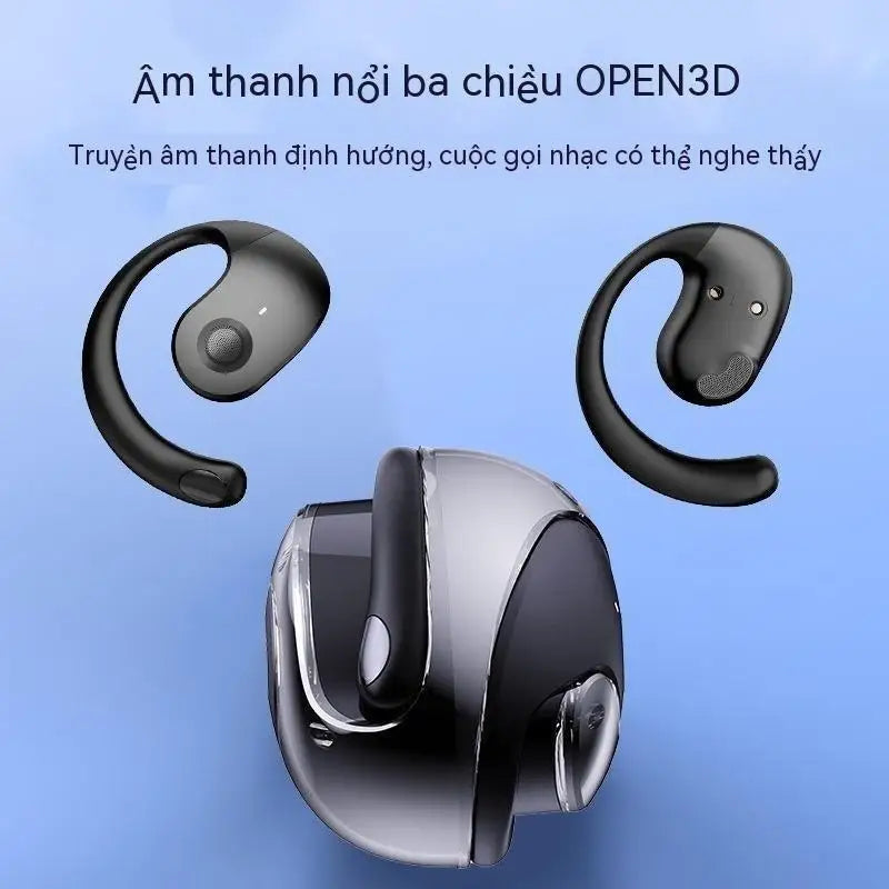 AI Translator 144 Languages Real Time Translation Earbuds Smart Voice Two-Way Translation Wireless Open-Ear Headphones for Trave