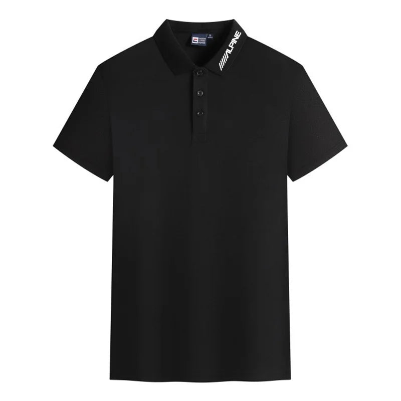 Men's Polo Shirt Golf Shirt Men's Summer Casual Breathable Comfortable Polo Shirt Solid Color High Quality Short Sleeve T-Shirt