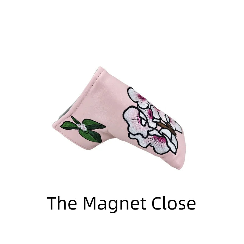 Flower embroidery Golf Club #1 #3 #5 Wood Head covers Driver Fairway Woods Cover Putter Headcover