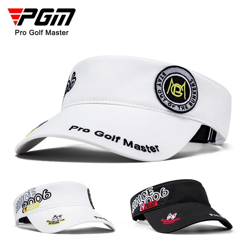PGM New Golf Men's Headless Cap Breathable Quick Drying Ball Cap Sunshade and Sun Protection Fashionable Trend Embroidery