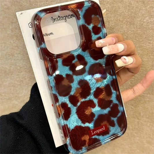 Stylish Leopard Print Phone Case for iPhone