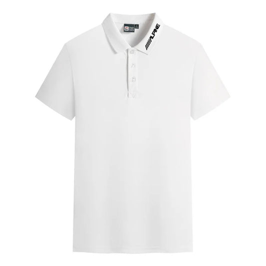 Men's Polo Shirt Golf Shirt Men's Summer Casual Breathable Comfortable Polo Shirt Solid Color High Quality Short Sleeve T-Shirt