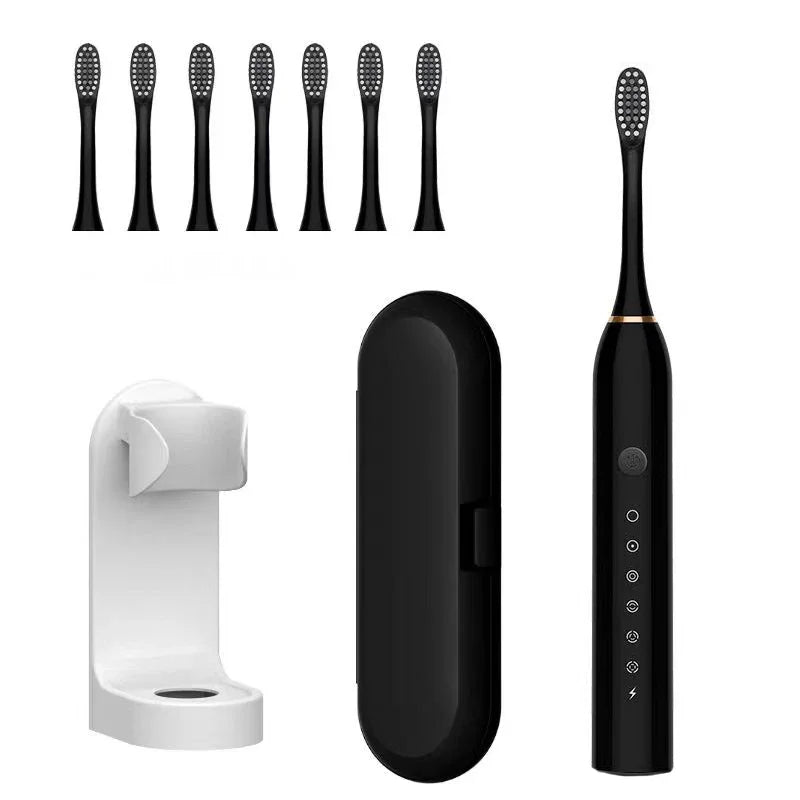 Xiaomi 6 Gear Powerful Sonic Electric Toothbrush USB Waterproof Smart Rechargeable Toothbrush Washable 8 brush heads Whitening