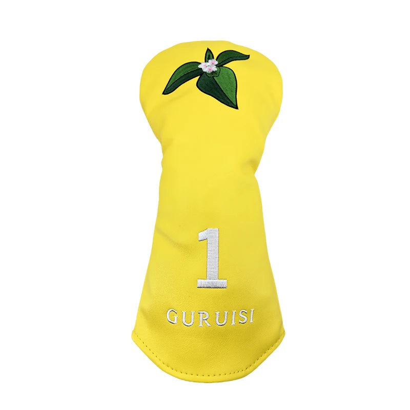 Flower embroidery Golf Club #1 #3 #5 Wood Head covers Driver Fairway Woods Cover Putter Headcover