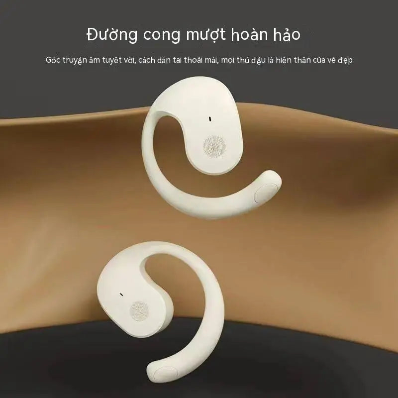 AI Translator 144 Languages Real Time Translation Earbuds Smart Voice Two-Way Translation Wireless Open-Ear Headphones for Trave